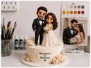 Figurine Personnalisée Mariés | Cake Topper de Mariage d'après Photo | Cadeau de Mariage Unique | Mini-Moi 3D